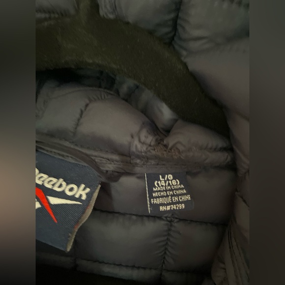Reebok Navy Quilted Jacket L/G ( 14-16) - Picture 9 of 16